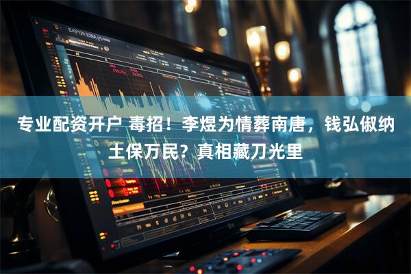 专业配资开户 毒招！李煜为情葬南唐，钱弘俶纳土保万民？真相藏刀光里